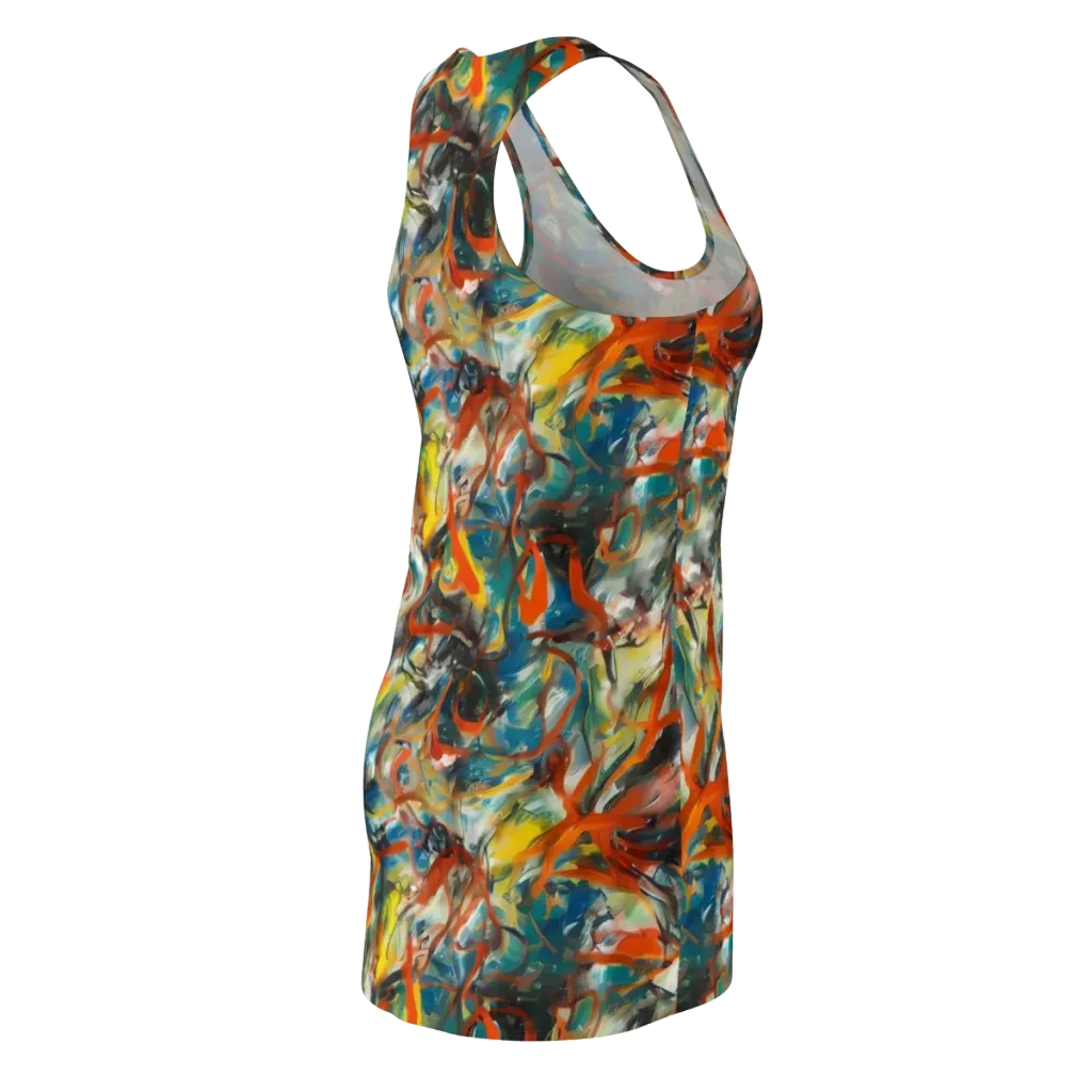 Chromatic Fusion on Racerback Dress — Back Side
