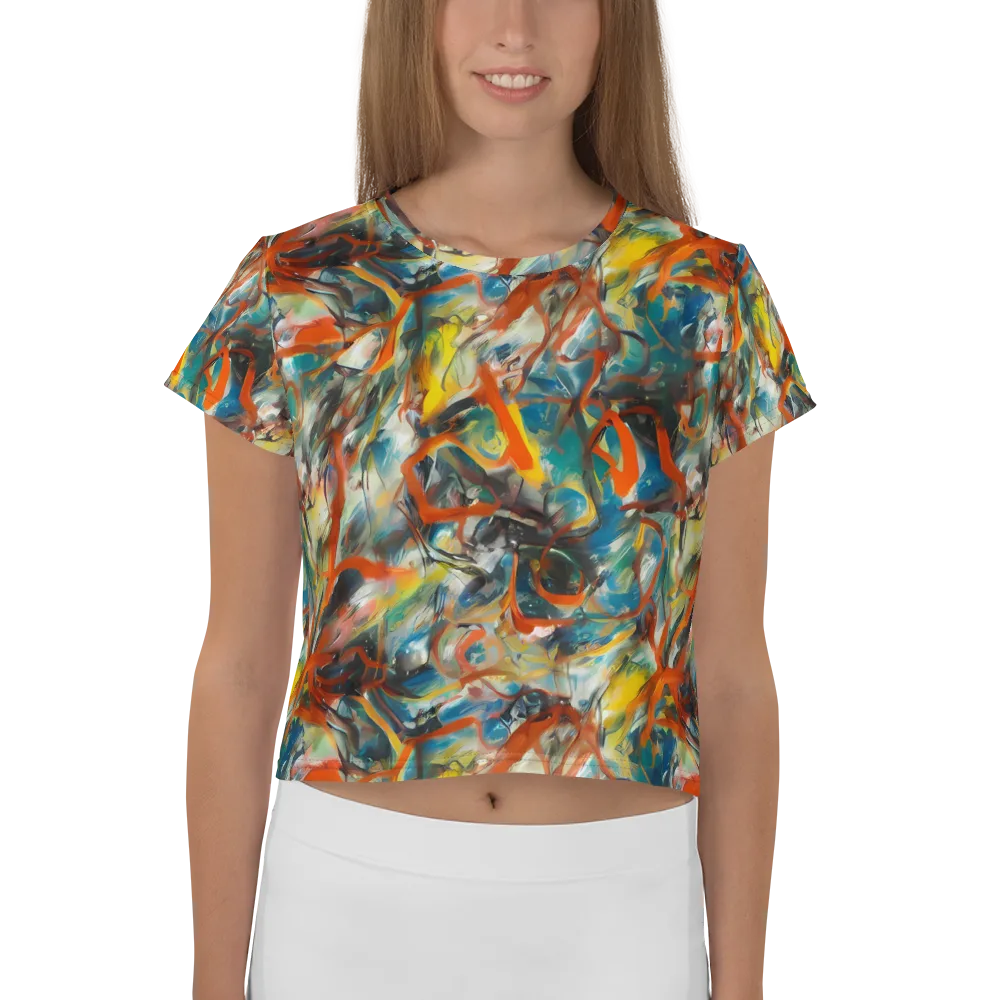 Chromatic Fusion on Crop Tee — Front