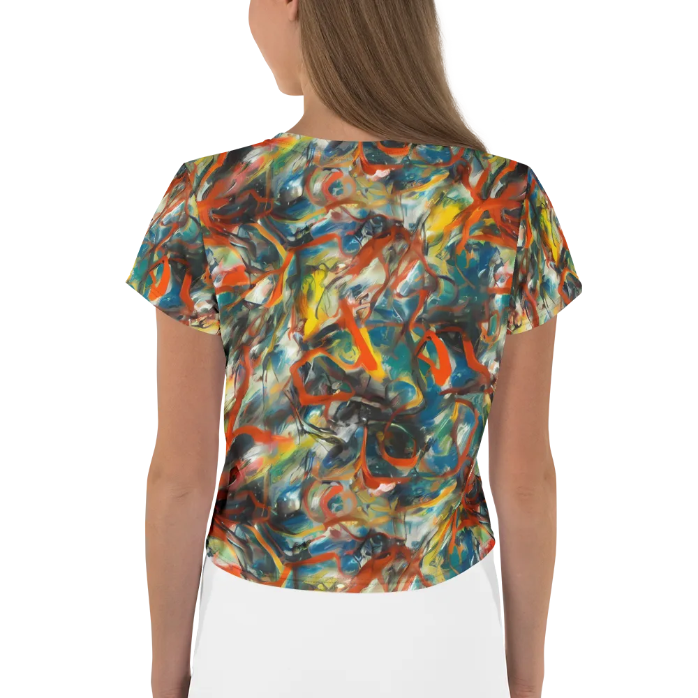 Chromatic Fusion on Crop Tee — Back