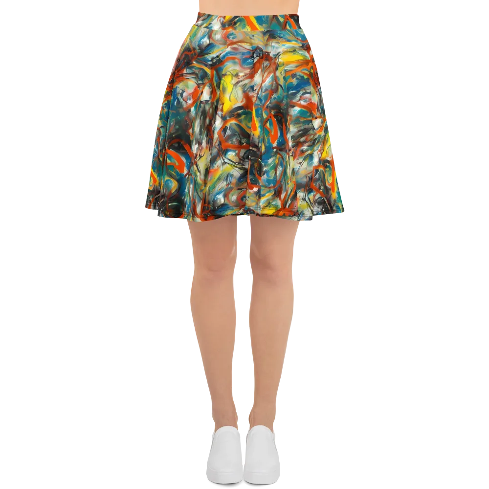 Chromatic Fusion on Skater Skirt — Front