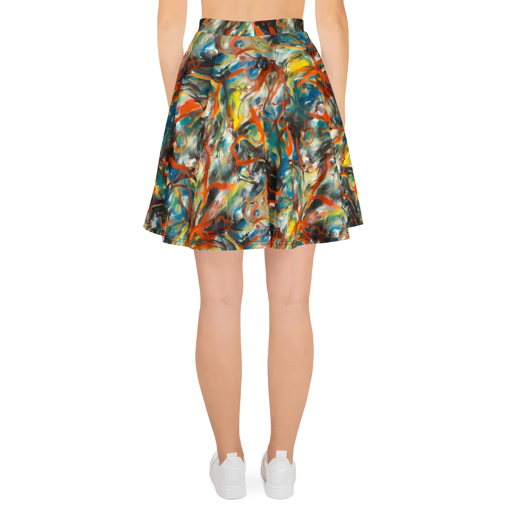 Chromatic Fusion on Skater Skirt — Back