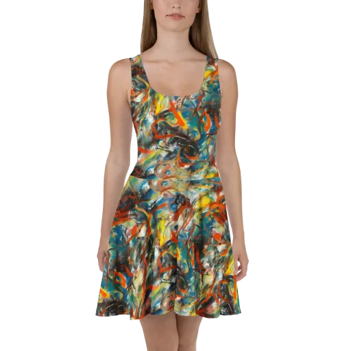 Chromatic Fusion on a Skater Dress