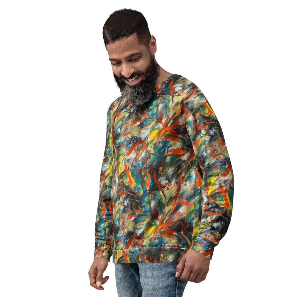 Chromatic Fusion on Sweatshirt — Left Front