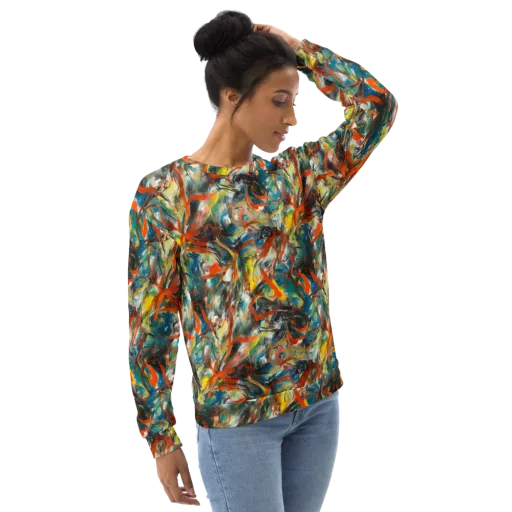 Chromatic Fusion on a Sweatshirt