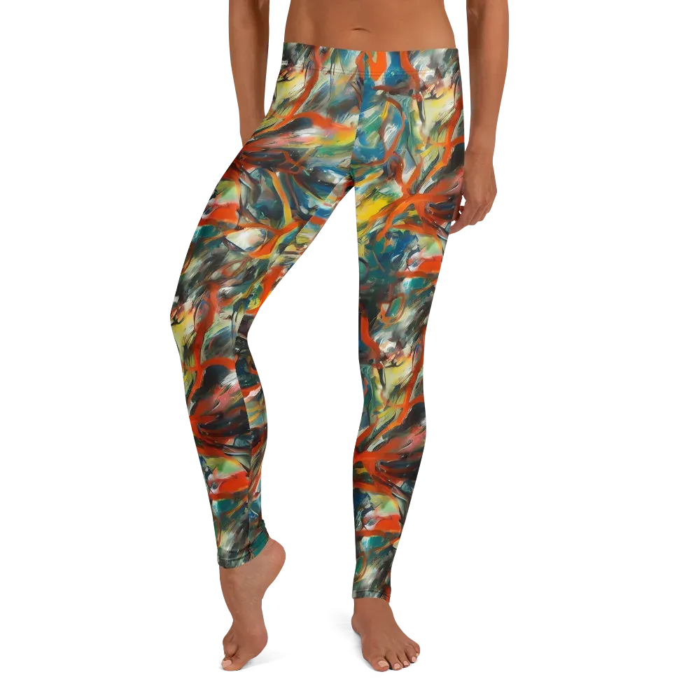 Chromatic Fusion on Leggings — Front