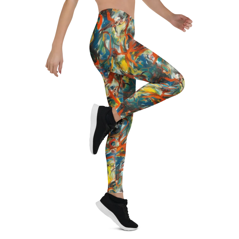 Chromatic Fusion on Leggings — Right