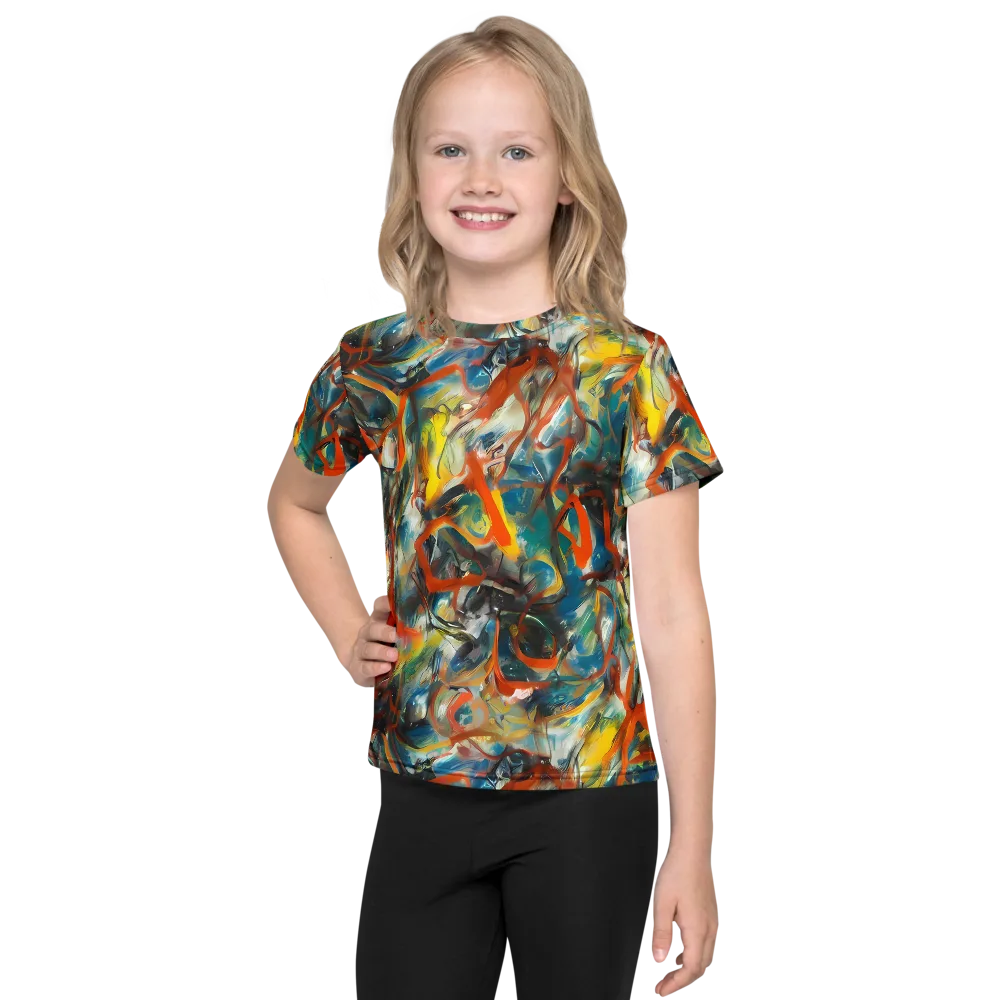 Chromatic Fusion on Kids Crew Neck T-Shirt — Front