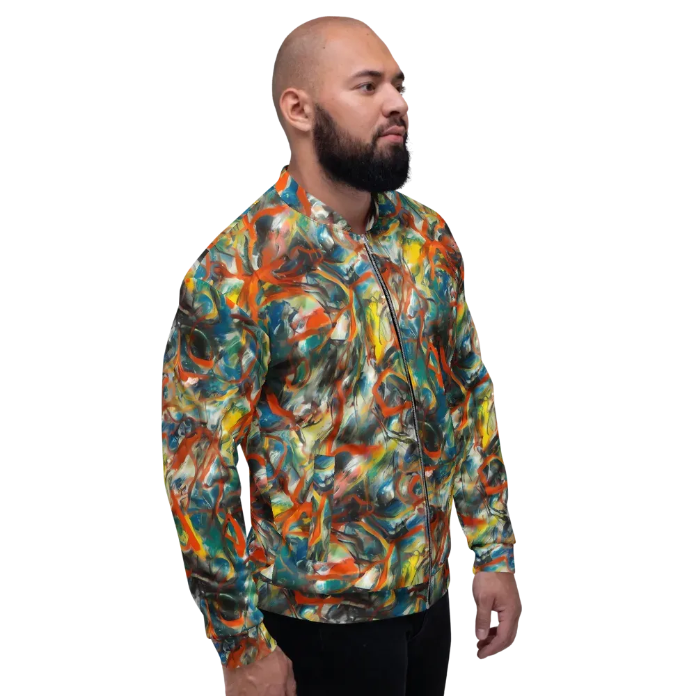 Chromatic Fusion on Bomber Jacket — Right