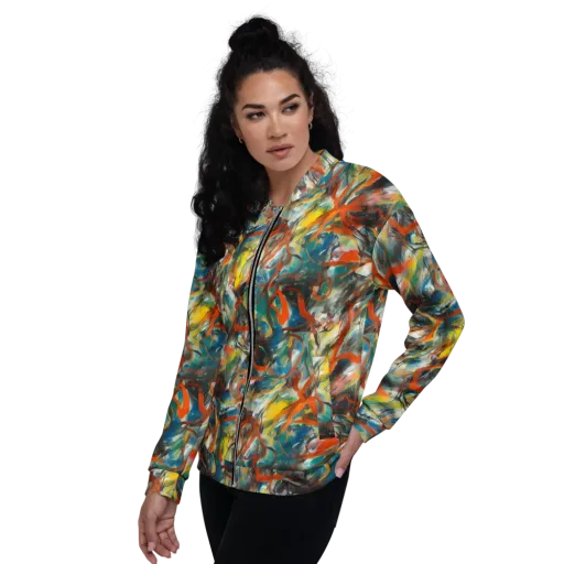 Chromatic Fusion on a Bomber Jacket