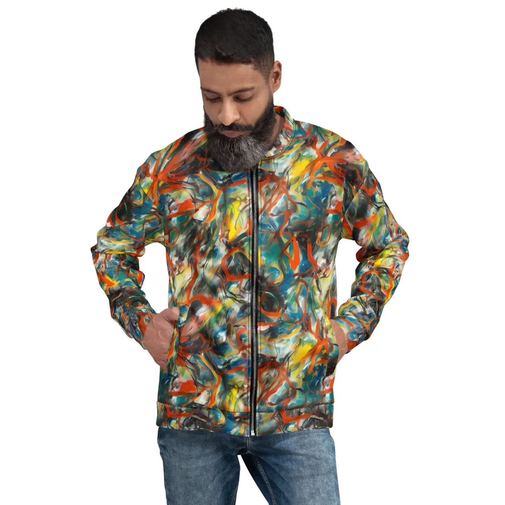 Chromatic Fusion on Bomber Jacket — Front