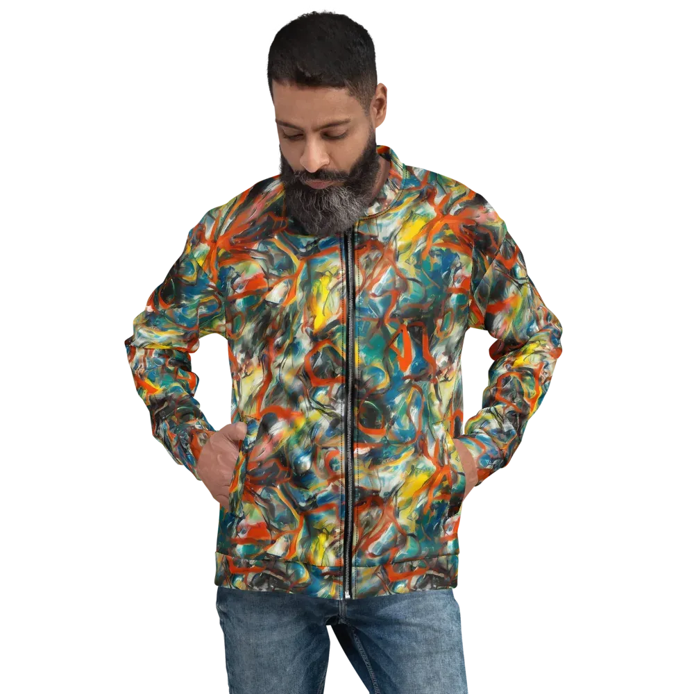 Chromatic Fusion on Bomber Jacket — Front