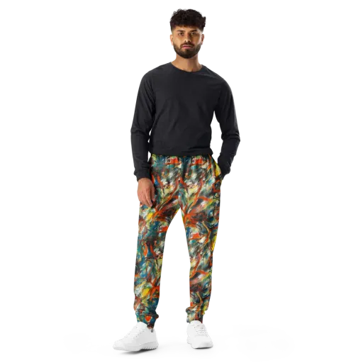 Chromatic Fusion on a Men's Joggers