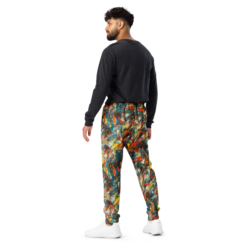 Chromatic Fusion on Men's Joggers — Back