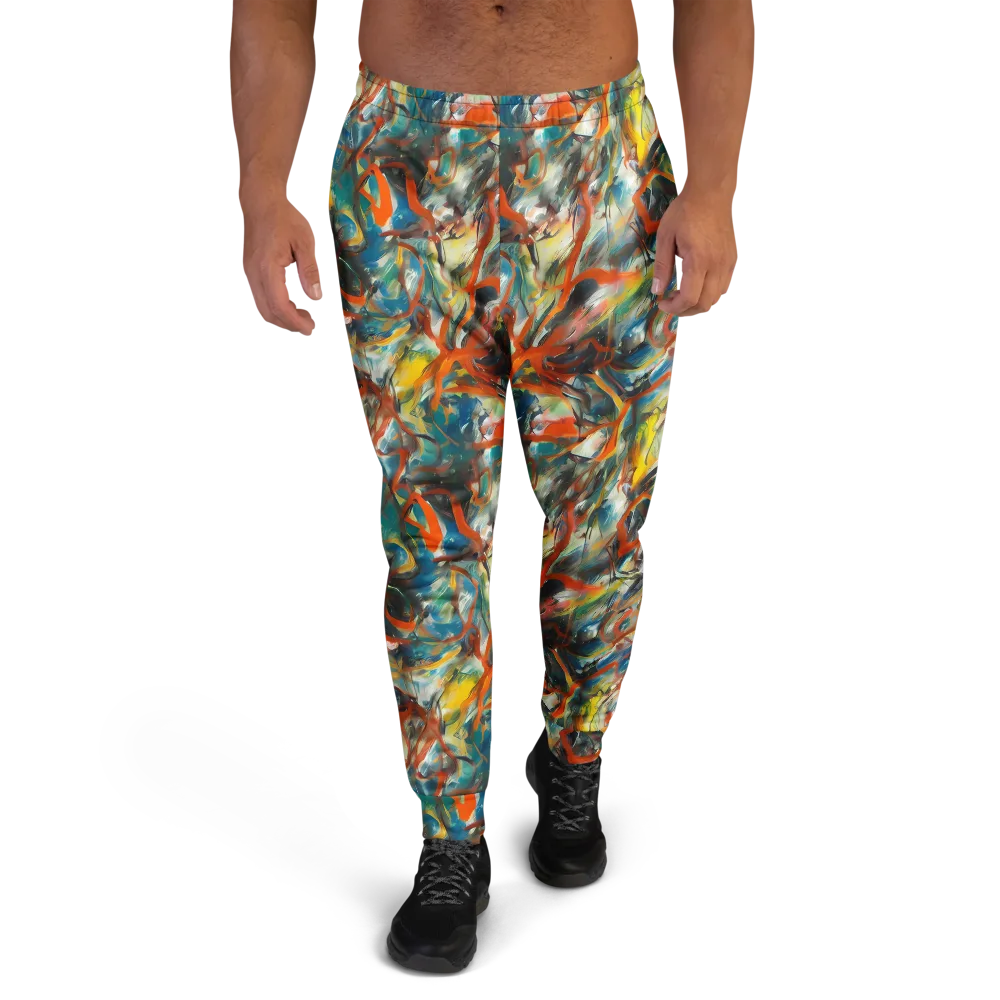 Chromatic Fusion on Men's Joggers — Front