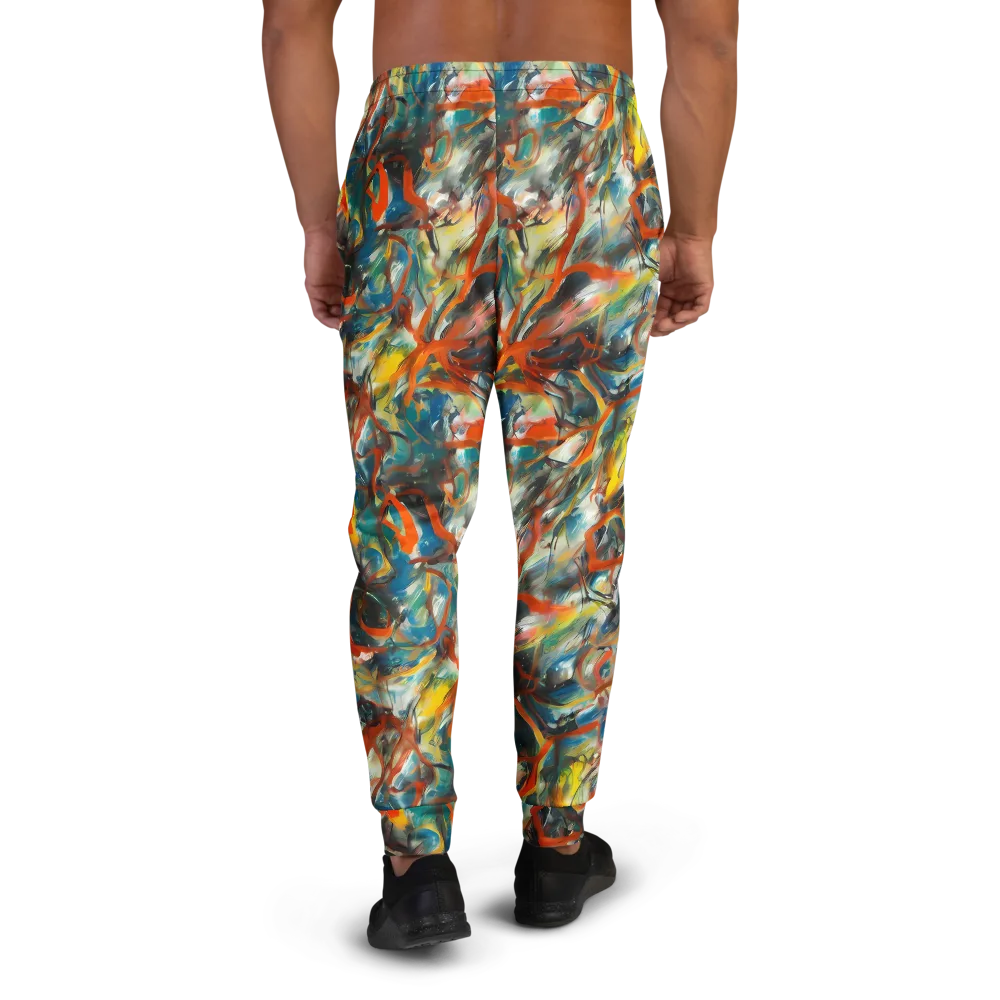 Chromatic Fusion on Men's Joggers — Back