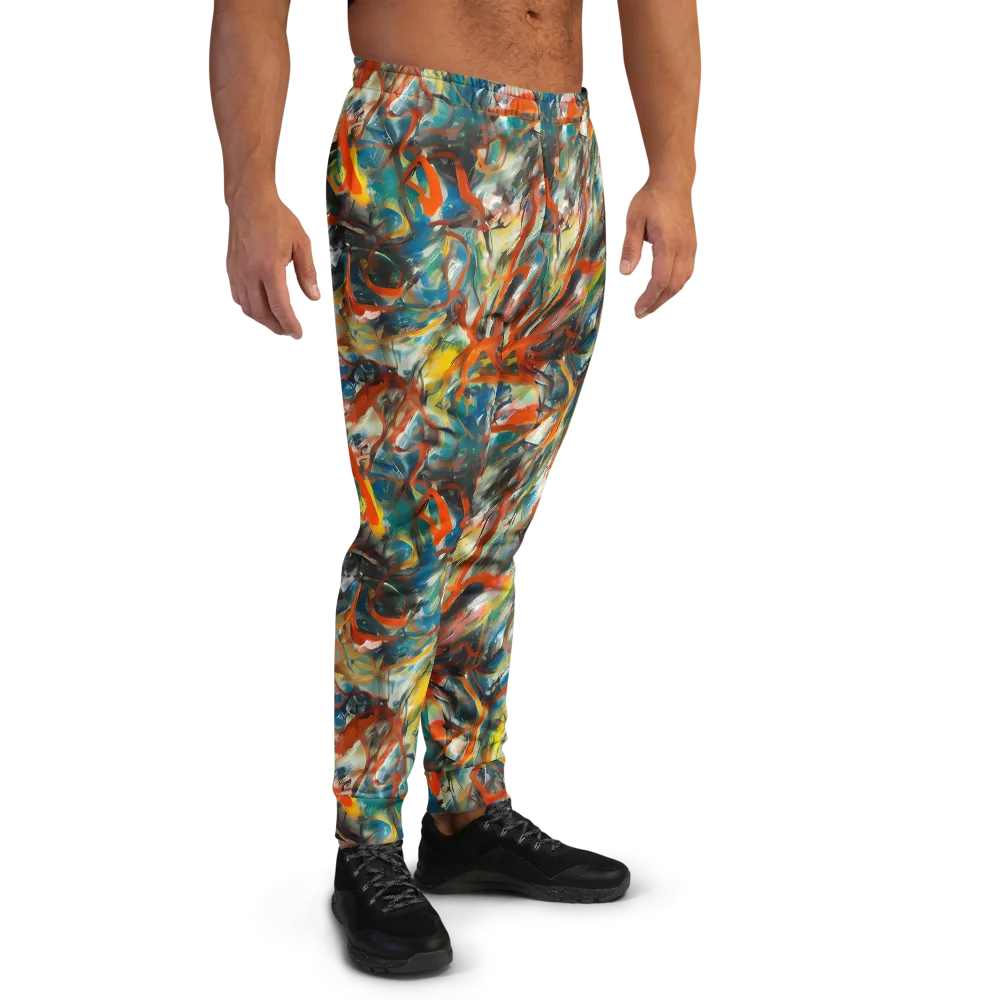 Chromatic Fusion on Men's Joggers — Right