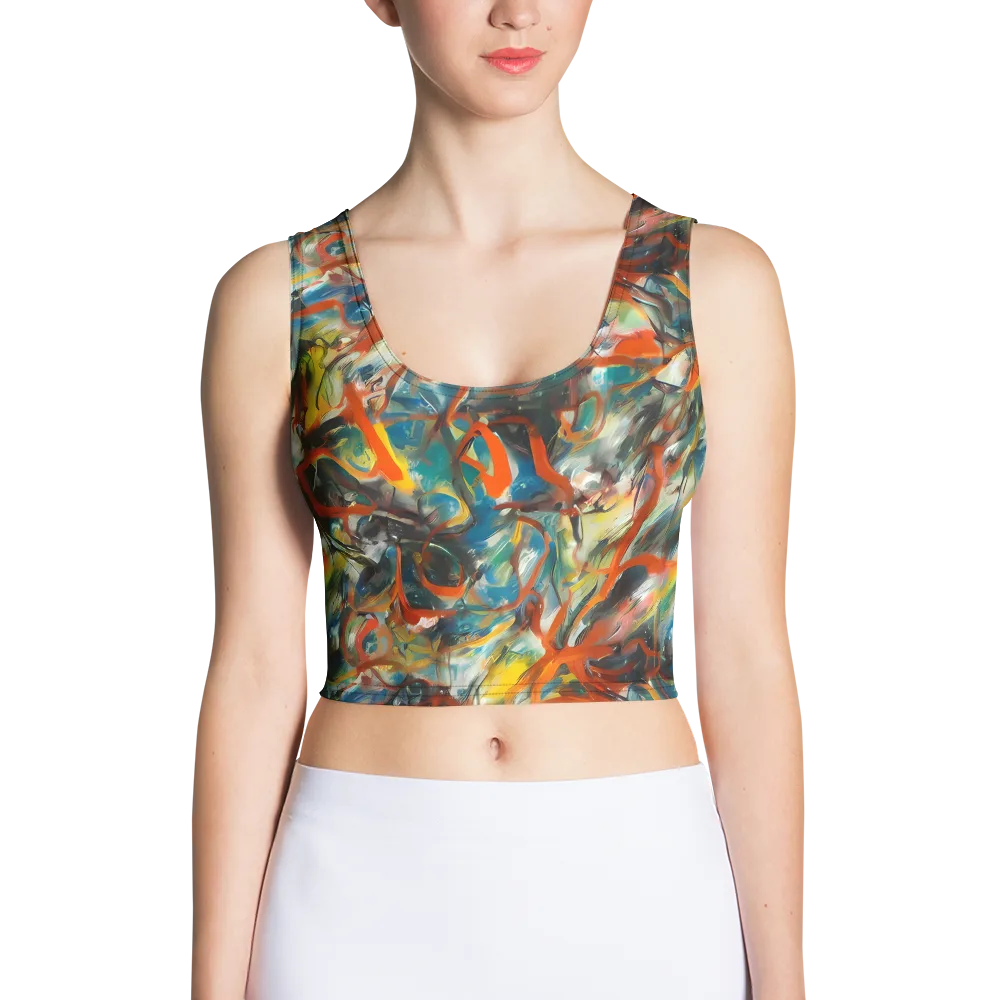 Chromatic Fusion on Crop Top — Front