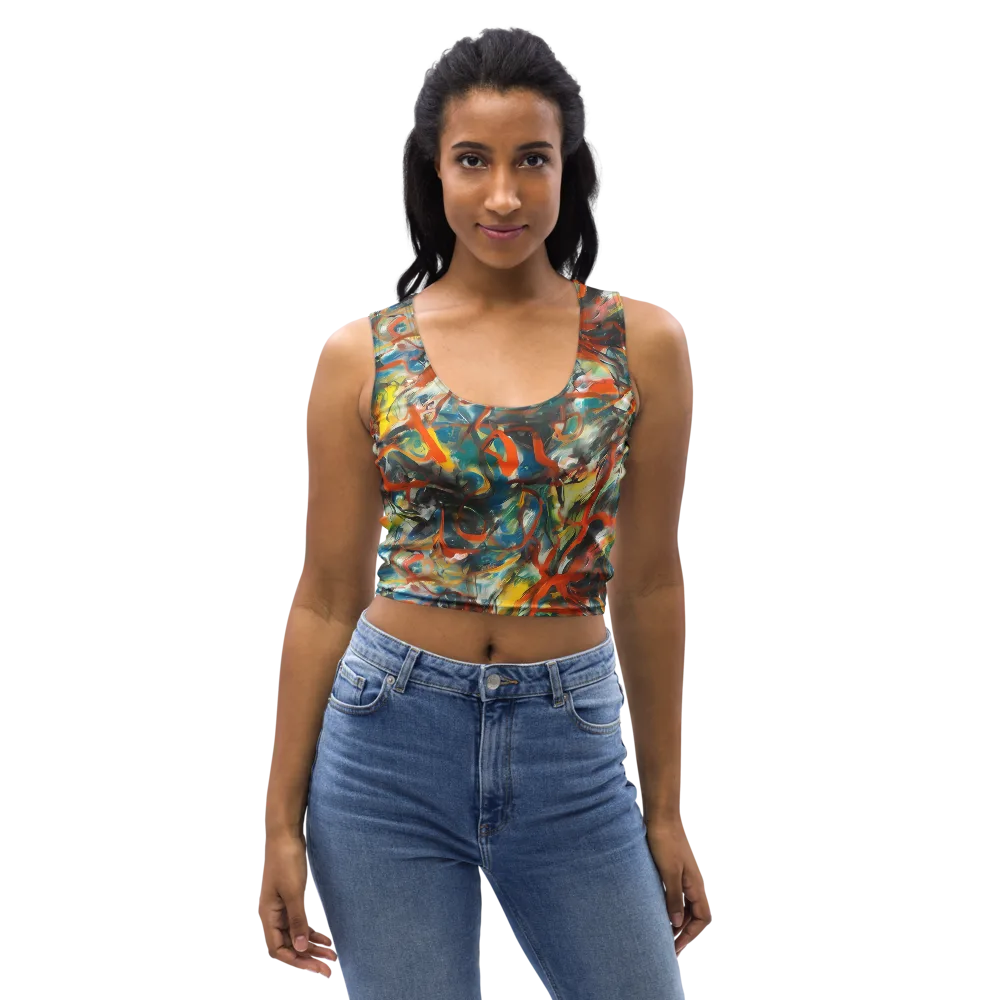 Chromatic Fusion on Crop Top — Front