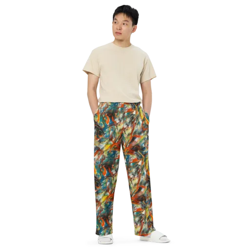 Chromatic Fusion on a Wide-Leg Pants