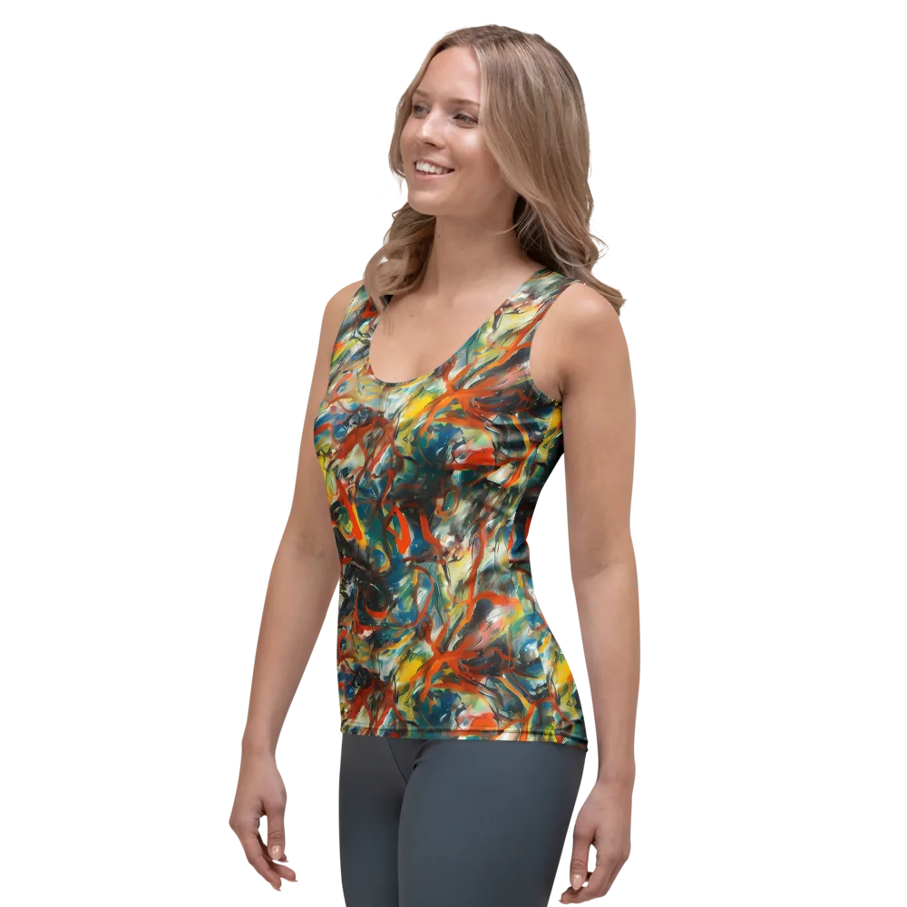Chromatic Fusion on Women's Tank Top — Left Front