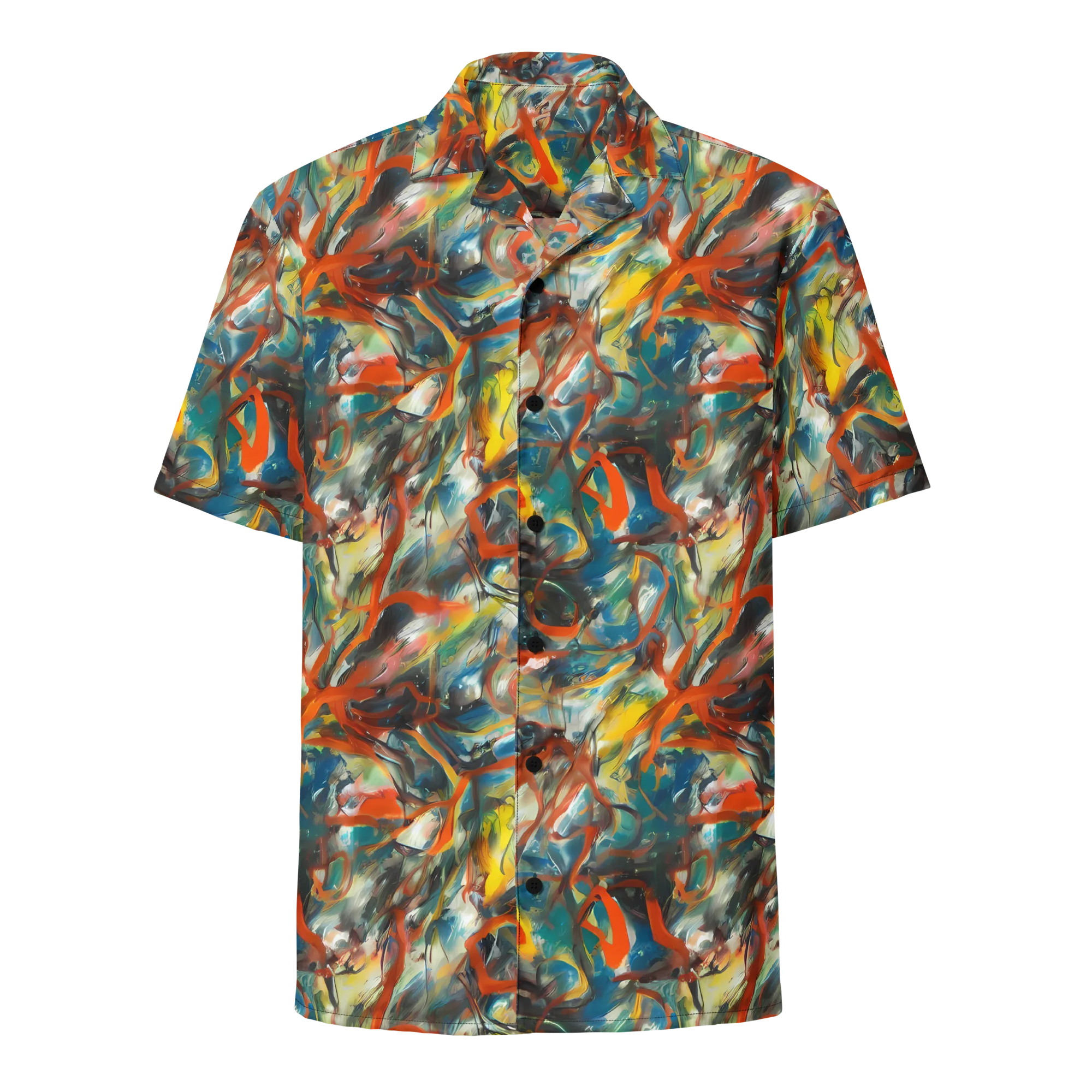 Chromatic Fusion on Button Shirt — Front