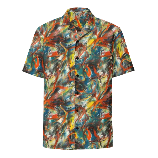 Chromatic Fusion on a Button Shirt