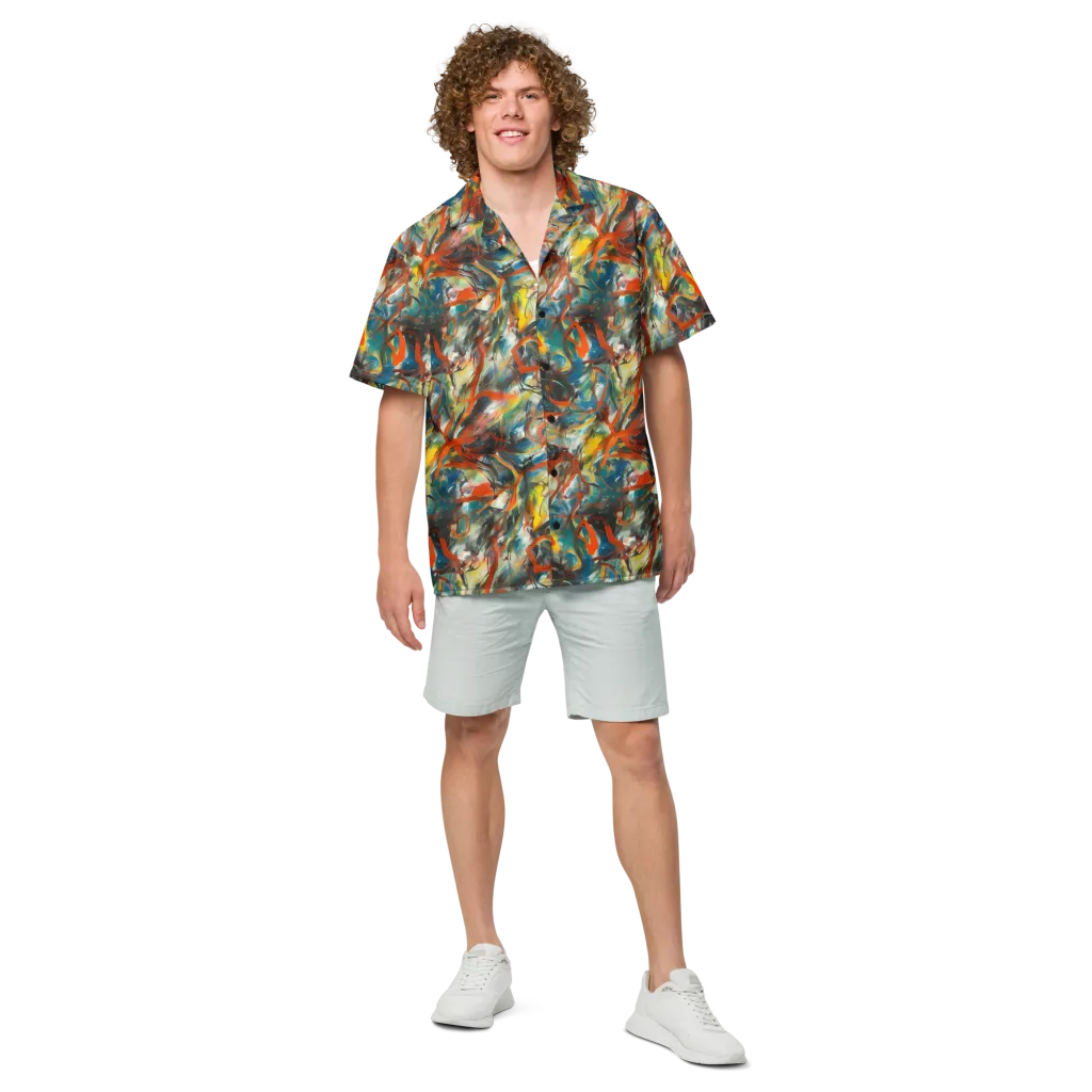 Chromatic Fusion on Button Shirt — Front