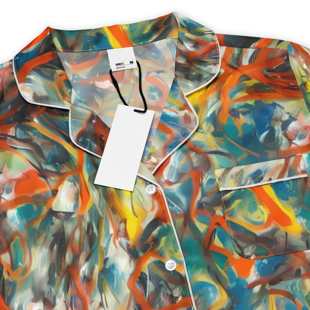 Chromatic Fusion on Women's Short Sleeve Pajama Top — Product details