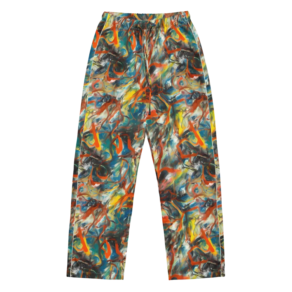 Chromatic Fusion on Women's Pajama Pants — Front