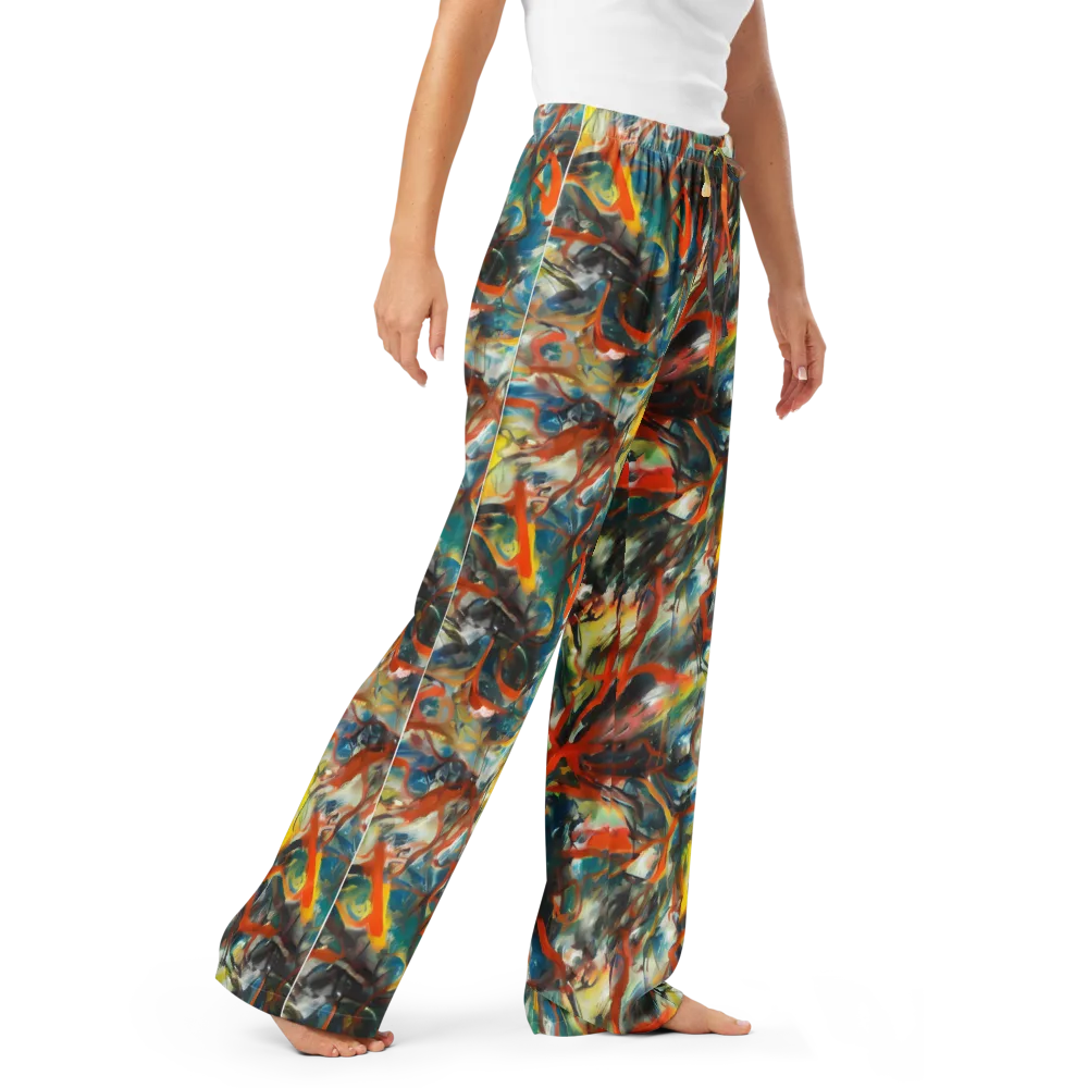 Chromatic Fusion on Women's Pajama Pants — Right Front