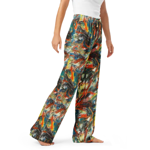 Chromatic Fusion on a Women's Pajama Pants