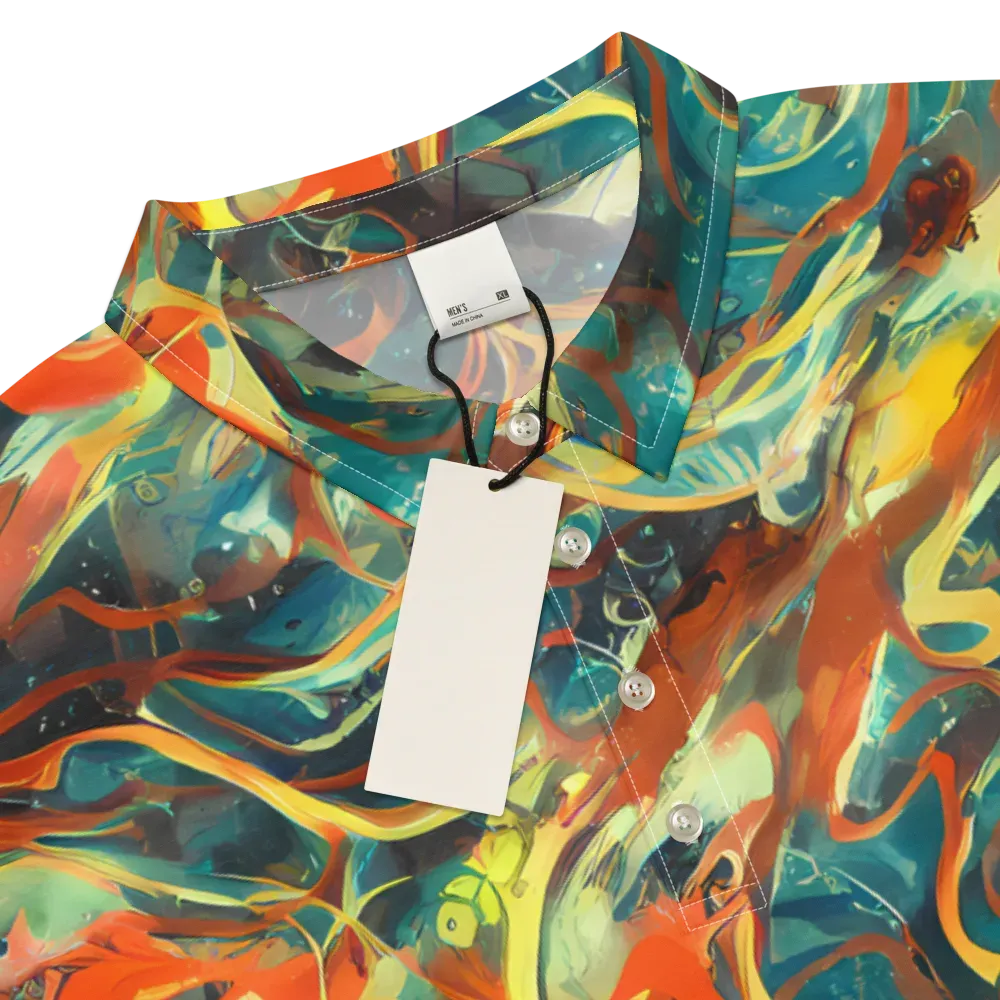 Chromatic Vortex on Men's Slim Fit Polo Shirt — Product details