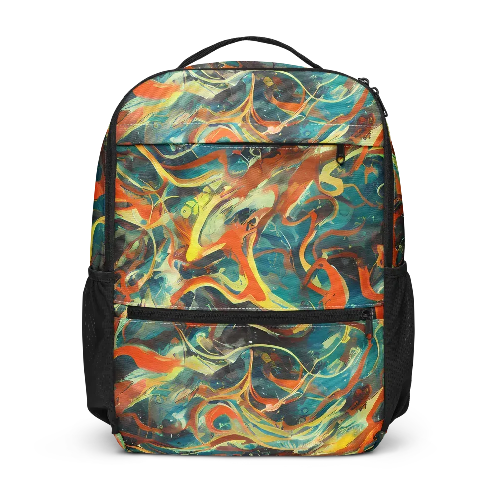 Chromatic Vortex on Utility Backpack — Front