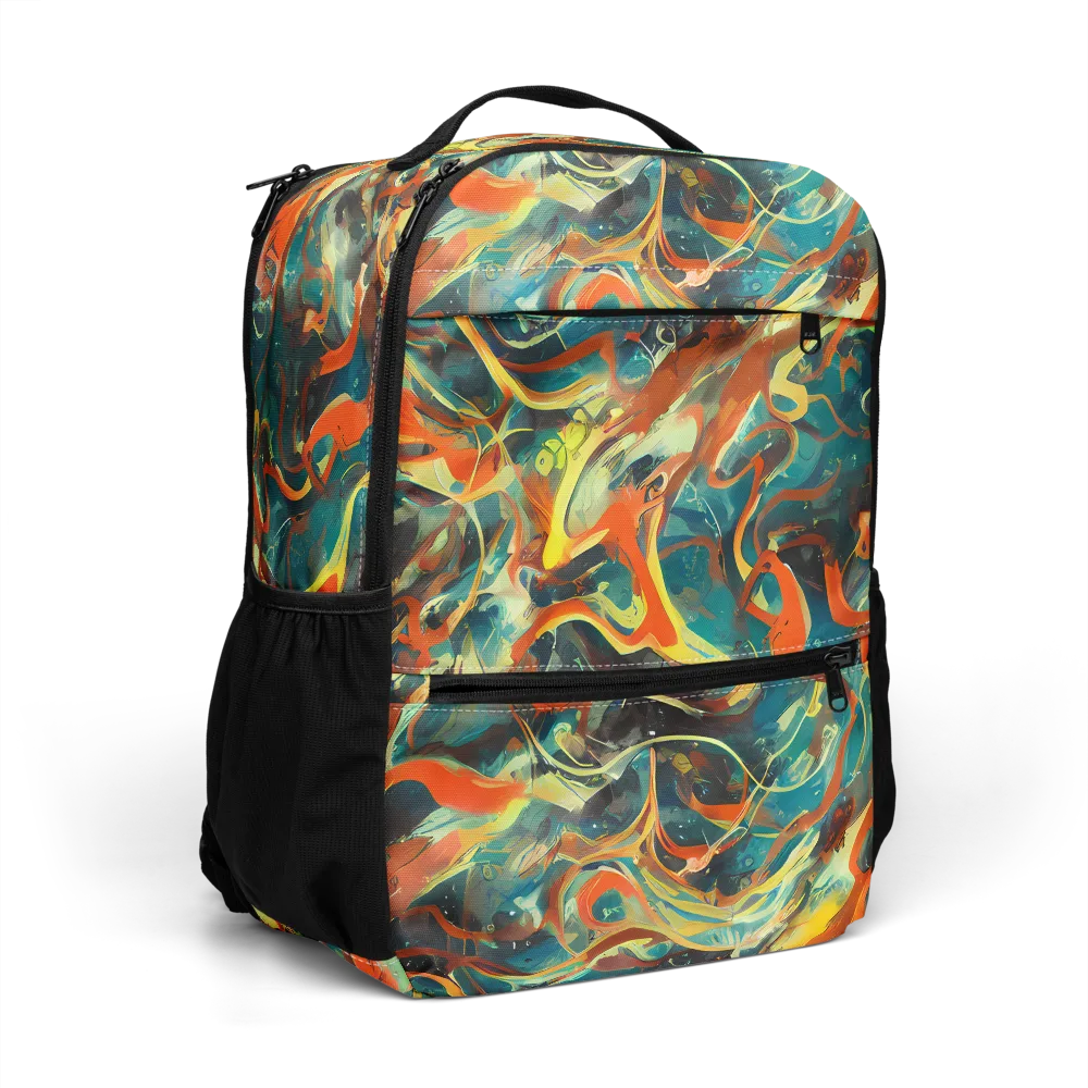 Chromatic Vortex on Utility Backpack — Right Front