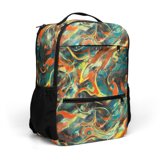Chromatic Vortex on a Utility Backpack