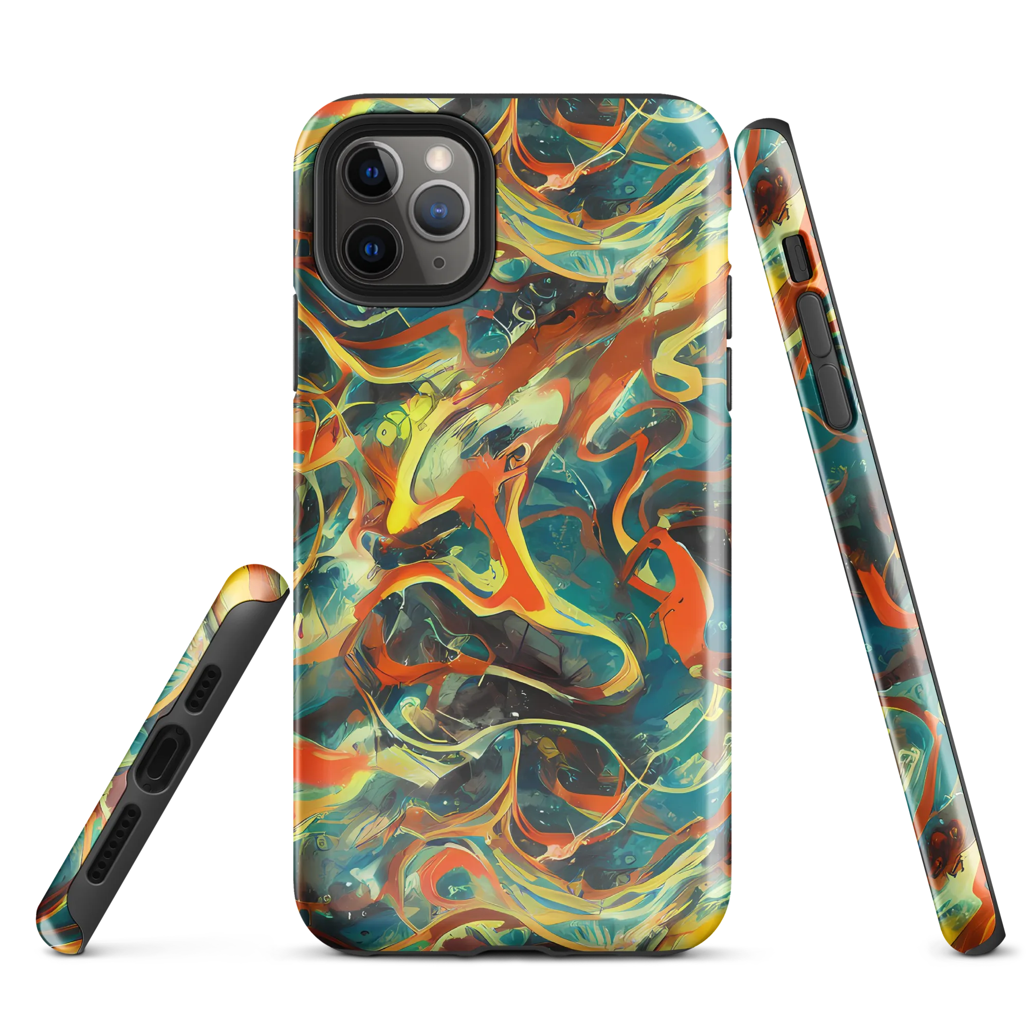 Chromatic Vortex on Tough Case for iPhone® — Front