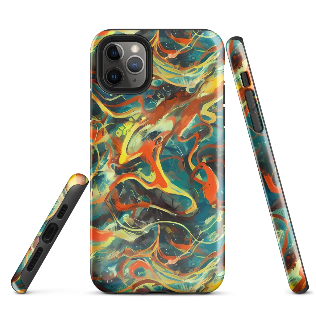 Chromatic Vortex on Tough Case for iPhone® — Front