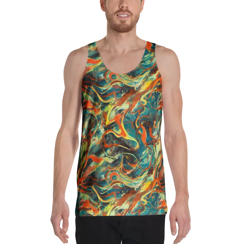 Chromatic Vortex on Men's Tank Top — Front