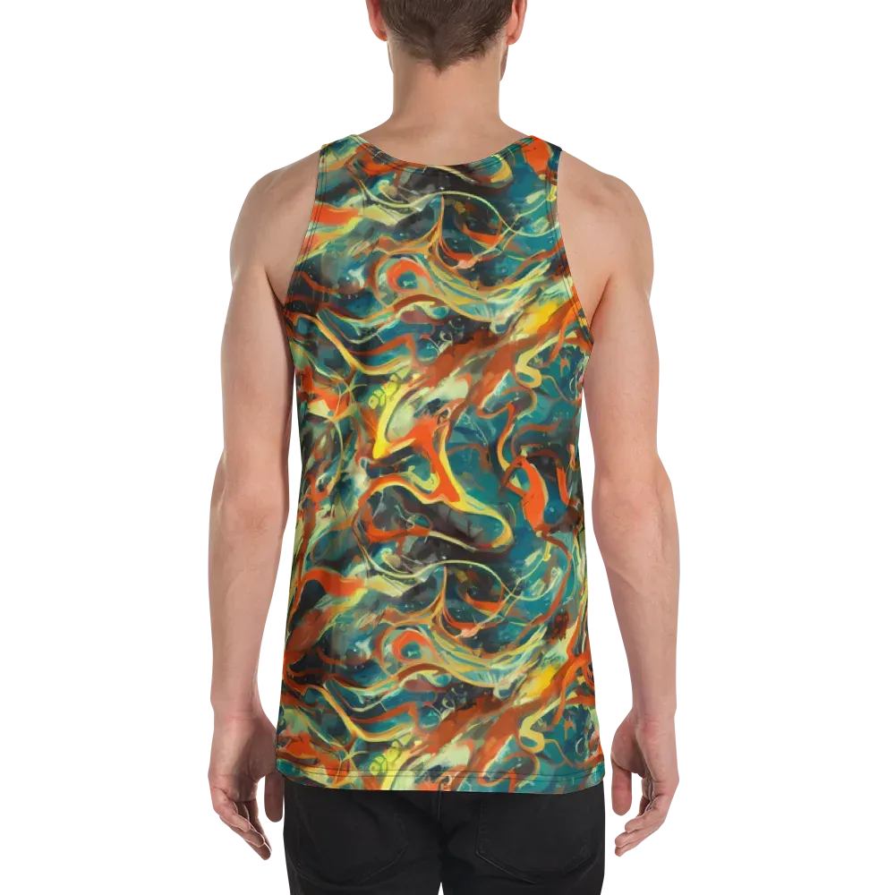 Chromatic Vortex on Men's Tank Top — Back