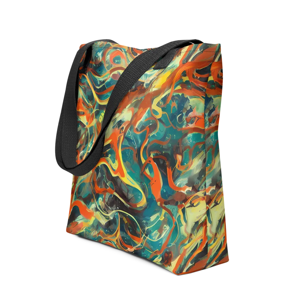 Chromatic Vortex on Tote Bag — Front