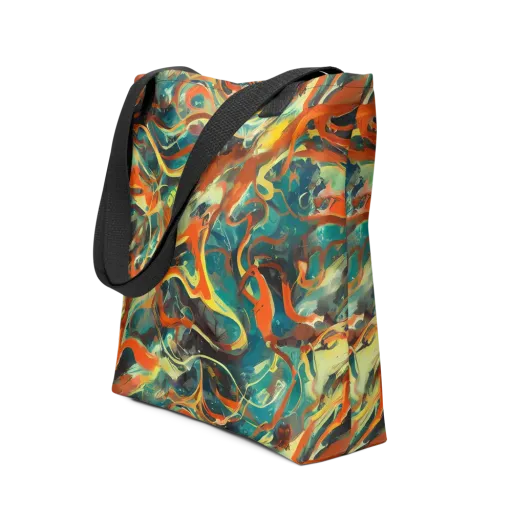 Chromatic Vortex on a Tote Bag