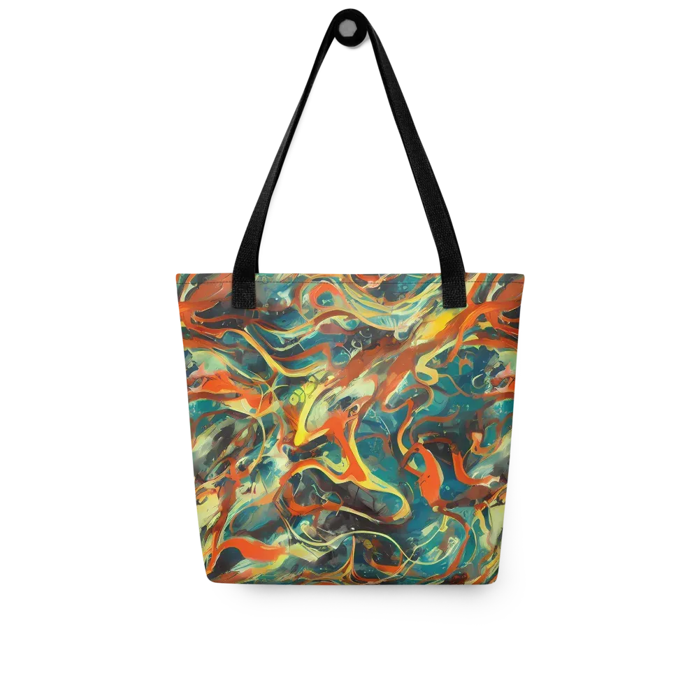 Chromatic Vortex on Tote Bag — Front
