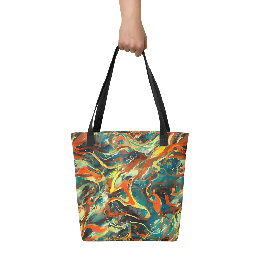 Chromatic Vortex on Tote Bag — Front