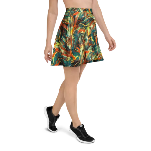 Chromatic Vortex on a Skater Skirt