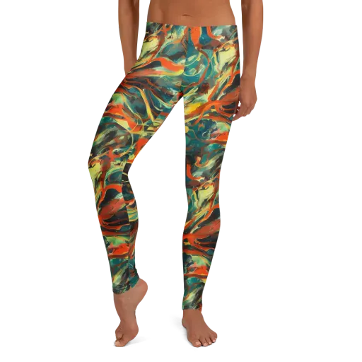Chromatic Vortex on a Leggings