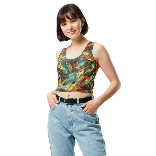 Chromatic Vortex on a Crop Top
