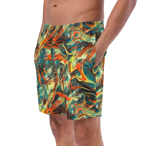 Chromatic Vortex on a Swim Trunks