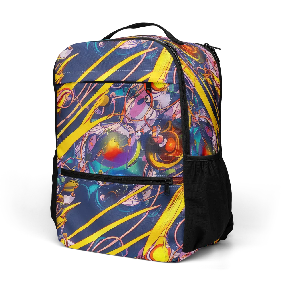 Vector Rhapsody on Utility Backpack — Left Front