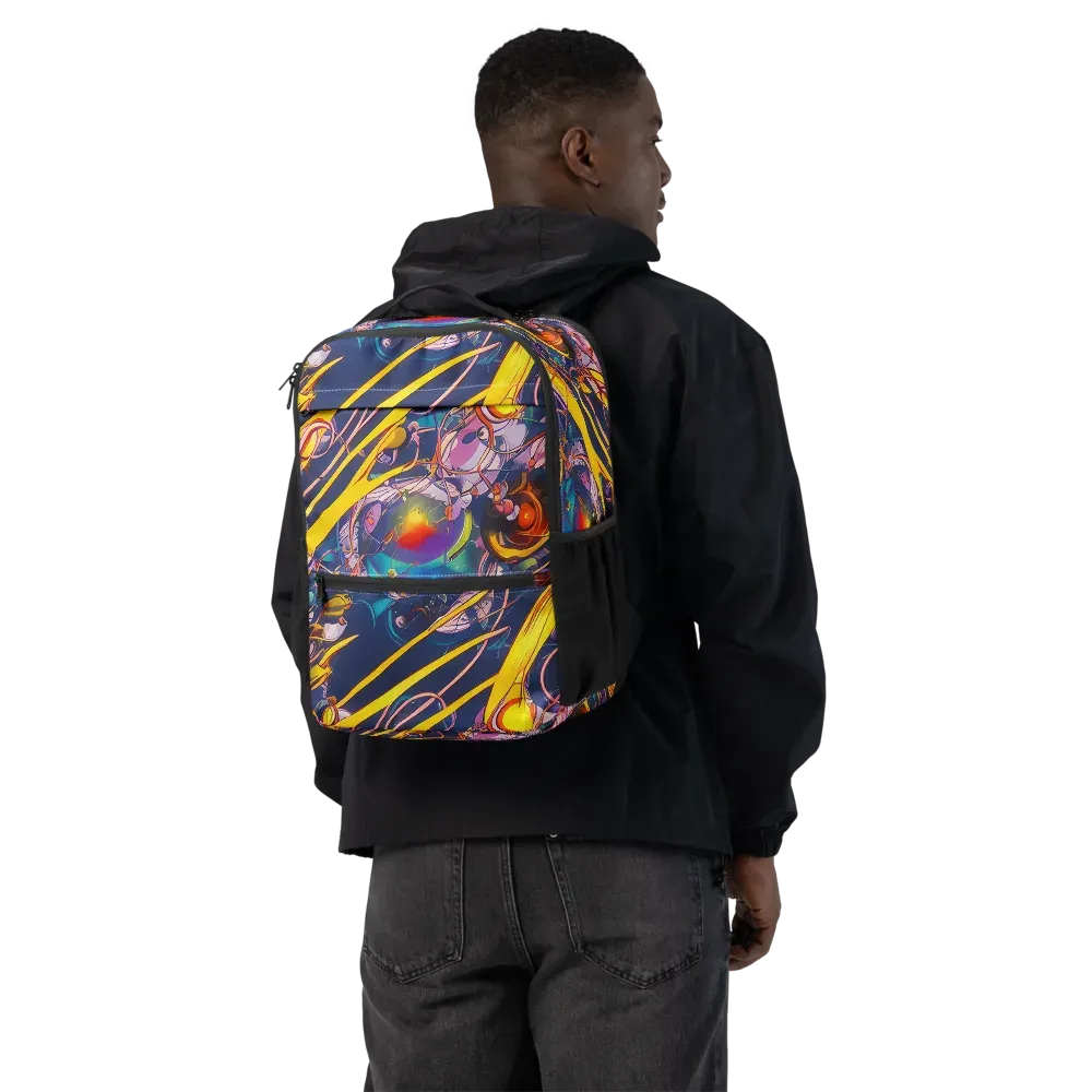 Vector Rhapsody on Utility Backpack — Back