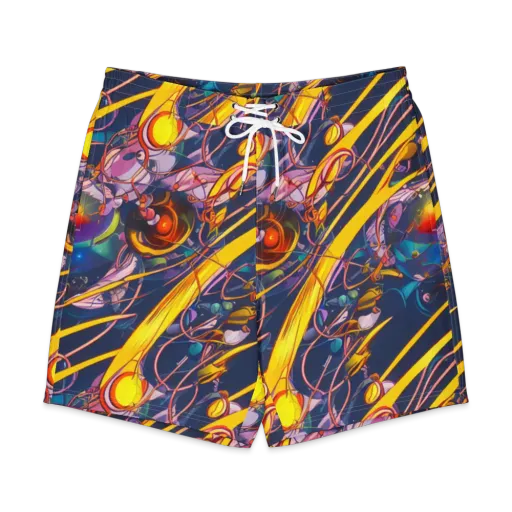 Vector Rhapsody on a Men's Board Shorts
